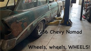 Making 1956 Chevy Nomad a roller, well almost!