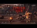 amazing brutality finish with scorpion mortal kombat x