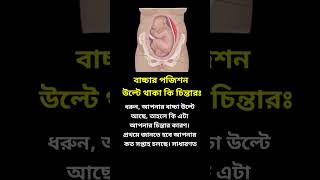 বাচ্চার উল্টো পজিশন কি চিন্তার বিষয়? #pregnancy #গর্ভবতী #Wombbabyposition #babyposition