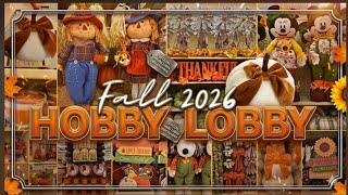 ALL NEW Hobby Lobby Fall 2026 SHOP WITH ME 🍁 Cozy Fall Decor Finds