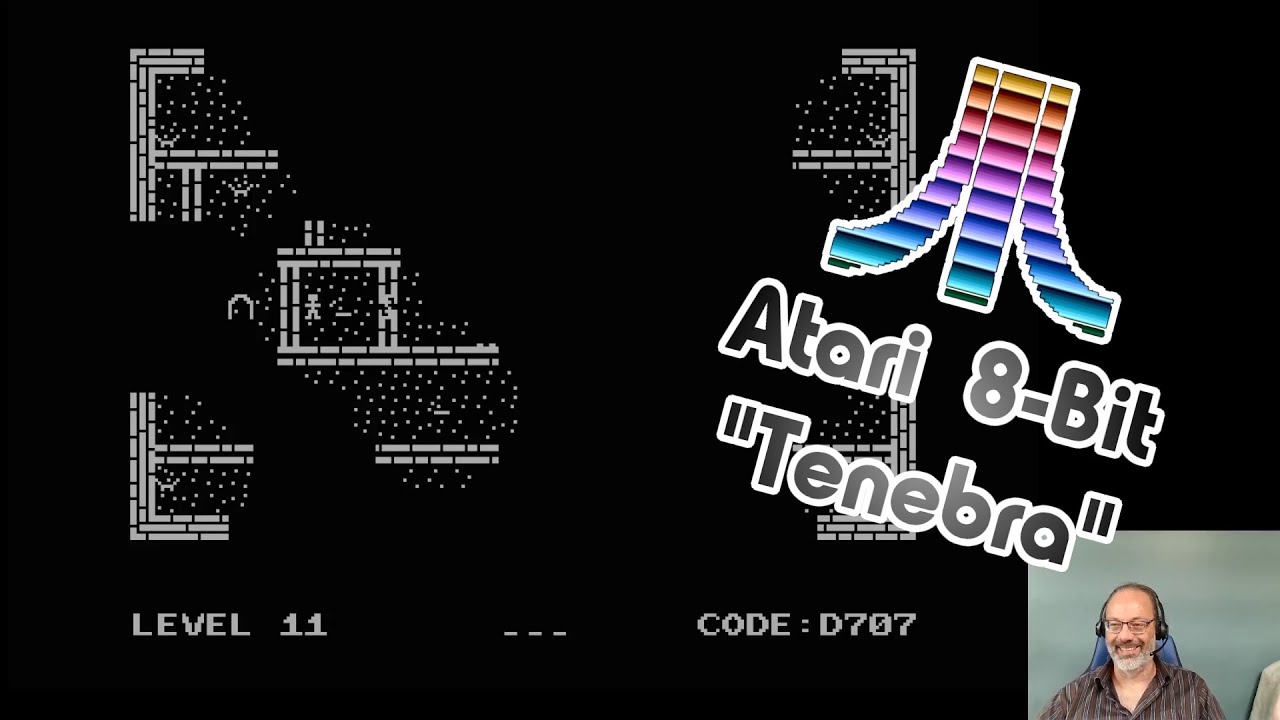 Atari 8-Bit Game Play, Tenebra Extended - YouTube