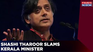 Shashi Tharoor Takes On Kerala Mantri Who Said 'Constitution Made To Loot India' | Times Now