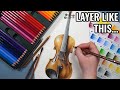 Watercolor Pencil Layering Technique for Beginners