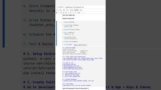 Auto-Post Tweets with Python & Twitter API #Python #Automation #Twitter