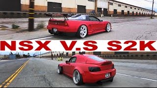 Honda  NSX v.s. Honda S2K