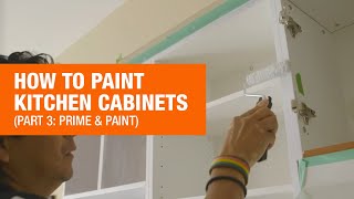 How to Paint Kitchen Cabinets (Part 3: DIY Prime \u0026 Paint)