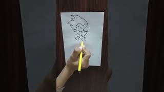 How To Draw Robin From Teen Titans Go! | Teen Titans GO! #shorts  #cartoon #drawing #robin #anime