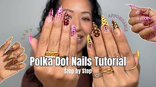 Nail Art: Polka Dot Nails Tutorial with Pro Tips (Amazon Products)