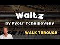 Waltz (op.39, no.8) by P. Tchaikovsky: TUTORIAL