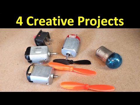 4 Creative Dc Motor Projects Youtube