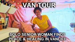 VAN TOUR: SOLO SENIOR NOMAD FINDS PEACE AND HEALING IN VANLIFE.