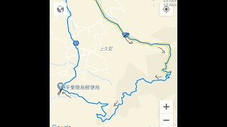 飯田側国道２５６号線の通行不能部分までと未舗装道路