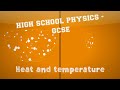 Physics - Energy - Heat Transfer - Heat and Temperature