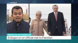Turkish president Erdogan on an official visit to Pakistan