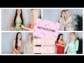 PRETTY LITTLE THING TRY ON HAUL WITH MY BESTIE | Beauty's Big Sister