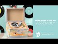 SVG File - Retro Record Player Box - Assembly Tutorial (For Cricut, Silhouette, and ScanNCut)