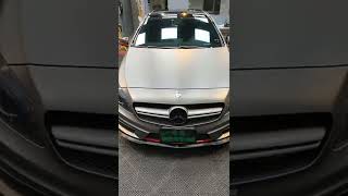 汽車包膜 BENZ AMG A45 全餐 消光金屬灰