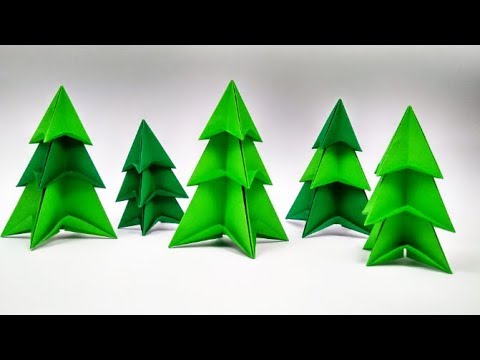 Origami Christmas Tree easy by Yakomoga - Yakomoga Origami Easy tutorial Origami Christmas Tree easy by Yakomoga - Yakomoga Origami Easy tutorial