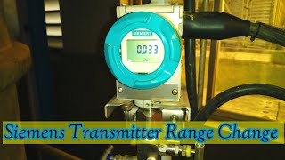 Siemens Transmitter Range Change | How to Change Range Without Hart Communicator.