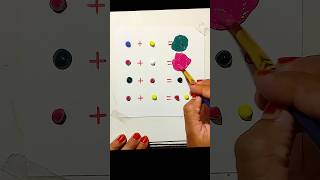 Colors Mixing❤️💜💛 || Color recipes #art #satisfying #shorts #viralvideo #viral #trending #youtube