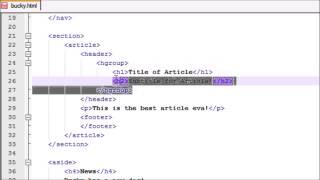 HTML5 4 Adding the Meat!