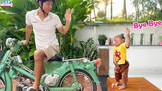 Lily's adorable action when she wants to go market with dad| Full version