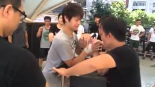 中量級4 小中VS鋼鐵全 2 Taiwan ArmWrestling Championship --- 20140727 70-80KG