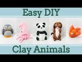 Easy Clay Animals for Beginners #6│5 in 1 Polymer Clay Tutorial