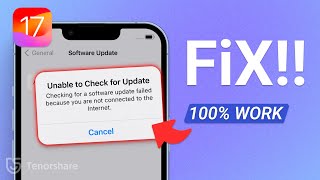 How to Fix iOS 17 Unable to Check for Update/Update Failed, Top 5 Method Fix It!-(iOS 17.5)