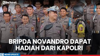 Aksi Heroik Bripda Novandro Korbankan Motornya Demi Cegah Kecelakaan Mendapat Apresiasi dari Kapolri