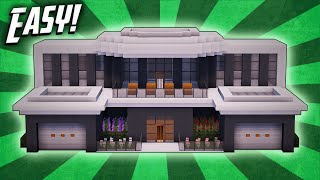 Minecraft: How To Build A Modern Mansion House Tutorial (#31)