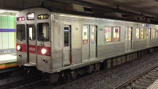 【レアなスカート無し＆幕車】東急8500系{(8506F)8606F} 東急田園都市線直通 急行 中央林間行き 押上駅発車シーン