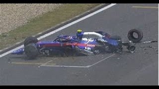 F1 2019 Crashes