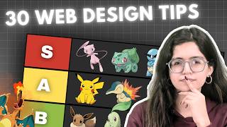 30 Web Design Tips in 10 mins