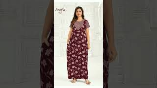 pranjul nighty cotton collection price 255🎉8838204488