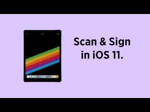 iOS 11 Tip: Scan and Sign iOS 11 Tip: Scan and Sign