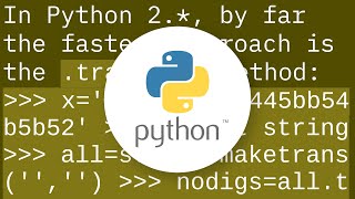 Remove characters except digits from string using Python?