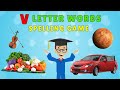 V is for...🚚✌️? Can You Guess the Spellings? Fun Spelling Game for Kids