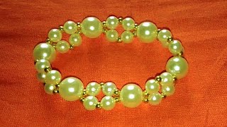 DIY Pearl Jewellery Making / Pearl Bracelet Making / How to make / Necklace Designs #myhomecrafts