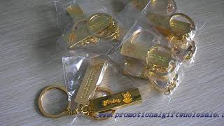 Bullion Keychain, Gold Bar Key ring