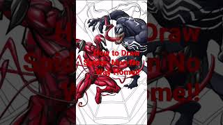 How to Draw Spider-Man vs Venom and Carnage! Spider-Man No Way Home!