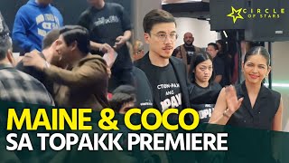 Maine Mendoza at Coco Martin, todo-suporta kina Arjo Atayde at Julia Montes sa Topakk premiere