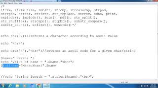 PHP String Functions Part 2 | Simple example | Easy to understand (Gujarati)