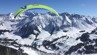 Gleitschirmflug von der Haglere, 24.03.2021