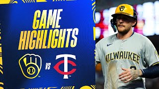 Brewers vs. Twins Game Highlights (7/20/24) | MLB Highlights