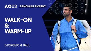 Djokovic & Paul Take to Court | Australian Open 2023
