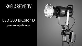 GlareOne LED 300 BiColor D - prezentacja lampy z mocowaniem Bowens