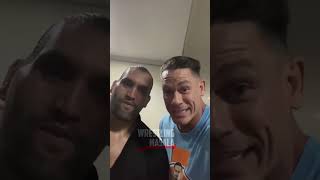 Great Khali & John Cena Reunite At WWE superstar Spectacle 2023 #shorts #wwesuperstarspectacle
