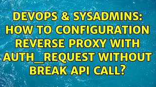 DevOps & SysAdmins: How to configuration reverse proxy with auth_request without break api call?