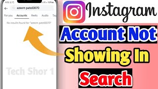 How to fix Instagram Account Not Showing In Search | Instagram ld Not Showing Problem Solve 2025